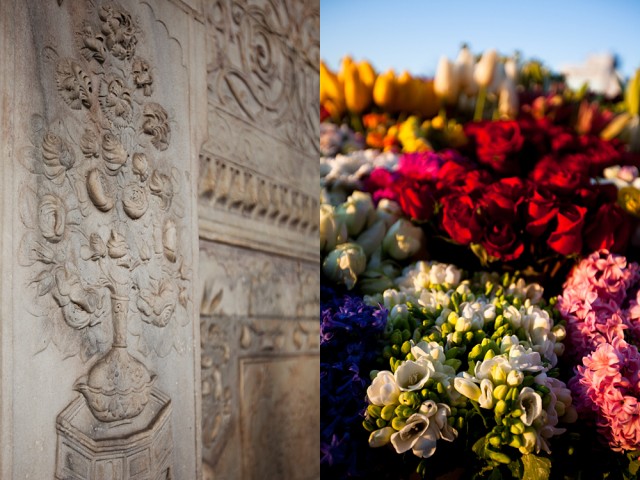 280 year old flowers at Tophane Fountain vs day old