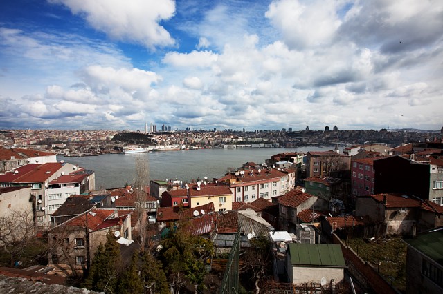 down the hill to the Golden Horn