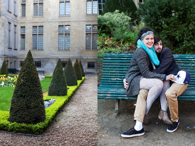 there are gardens to admire and gardens for amour - Hannah and Ederim