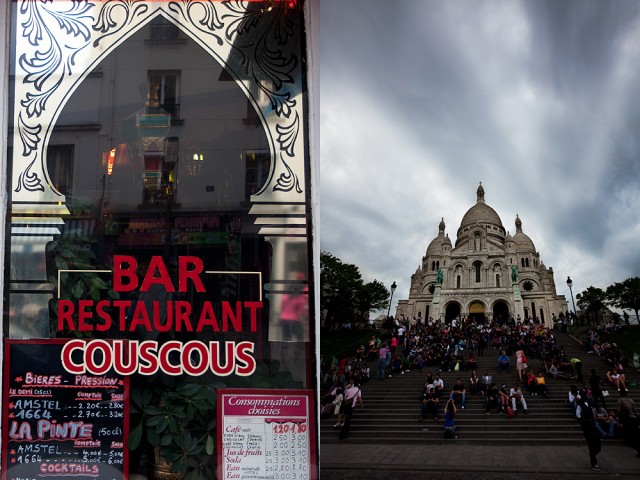 Chateau Rouge is right next door to the Sacre Coeur