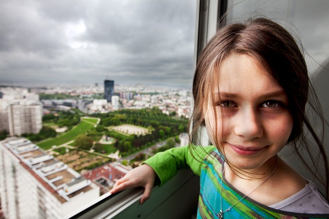 towering over Paris