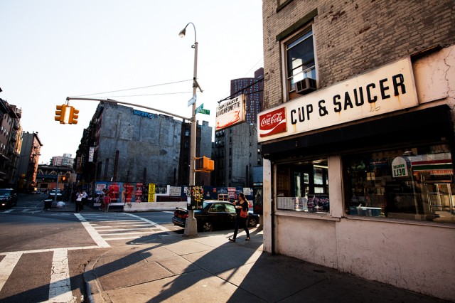 the Cup & Saucer Luncheonette is all but washed up