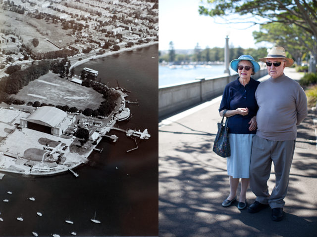 Valerie arrived in Sydney 66 years ago, landing at Sydney Water Airport, Rose Bay
