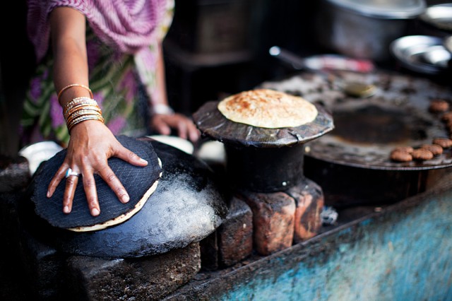 cooking chapati