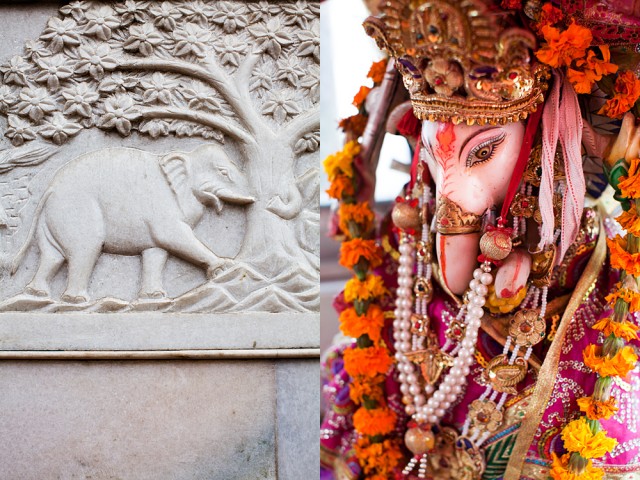 the elephant - Jain vs Hindu