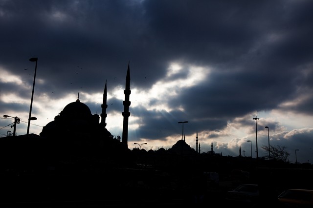 the sacred and the suburban - minarets and street lights