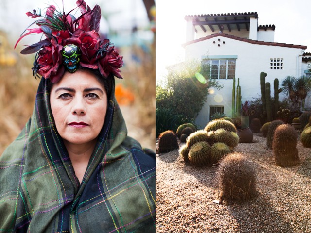 Then a woman who looked scarily like Frida Kahlo came out of the house but when I looked back she wasn’t there