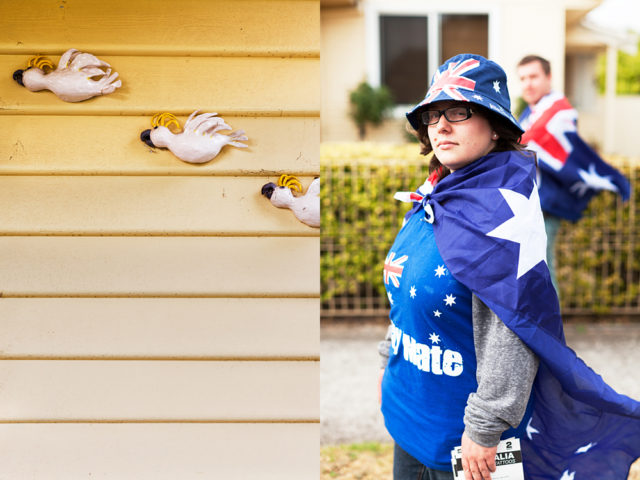 patriotism in the burbs - Australia Day, West Footscray